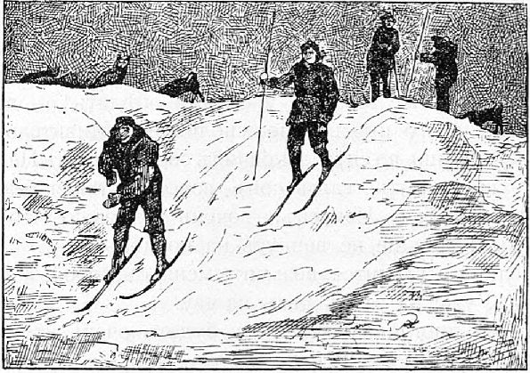 Упражненіе въ бѣгѣ на лыжахъ