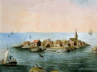 Остров Трип в 1830 г
