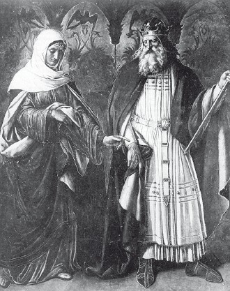 Сигмунд и Сигню, родители Сигурда. Иллюстрация XIX в. к «Старшей Эдде»