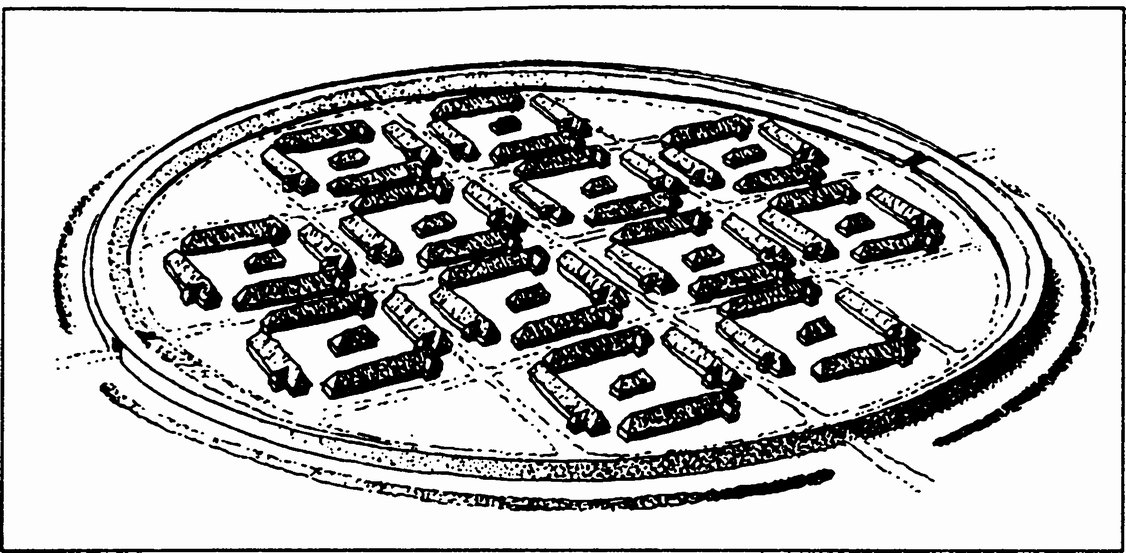 Рис. 3. Крепость Аггерсборг (реконструкция)