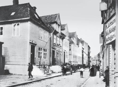 Типичная улица Бергена. Начало XX в